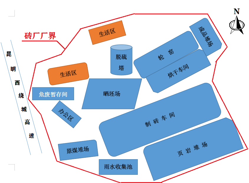 安寧市桃園頁巖磚廠新增脫硫設施項目竣工環境保護驗收信息公開